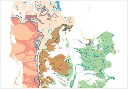 Landkort grafik